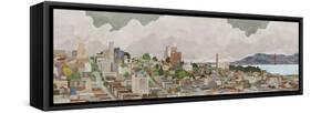 San Francisco-PI Studio-Framed Stretched Canvas