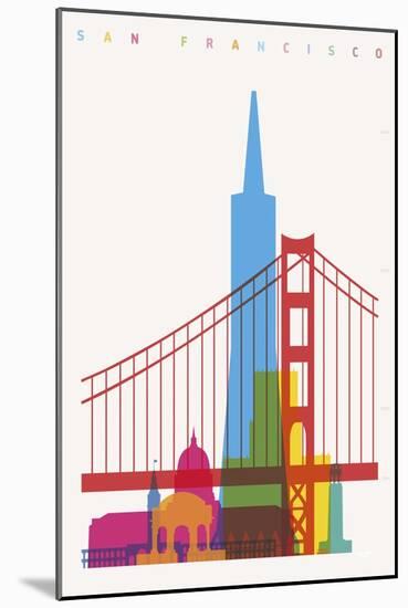 San Francisco-Yoni Alter-Mounted Giclee Print