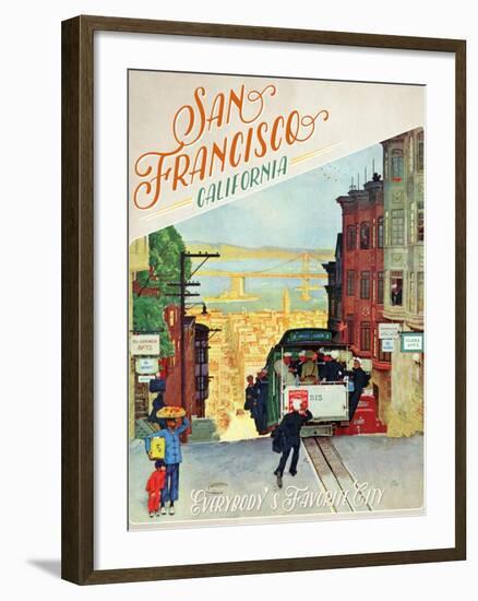 San Francisco-null-Framed Giclee Print