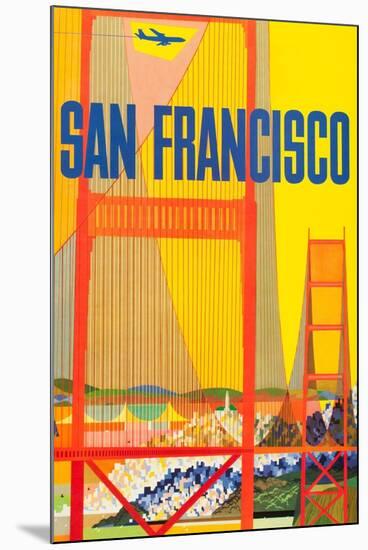 San Francisco-David Klein-Mounted Art Print