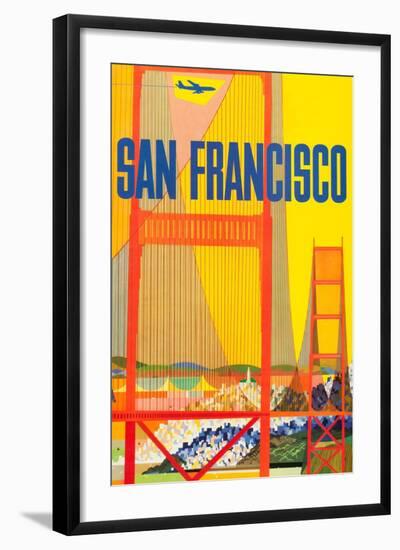 San Francisco-David Klein-Framed Art Print