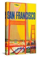 San Francisco-David Klein-Stretched Canvas