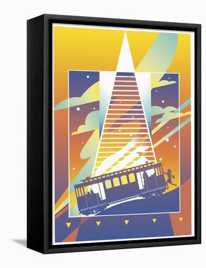 San Francisco-David Chestnutt-Framed Stretched Canvas