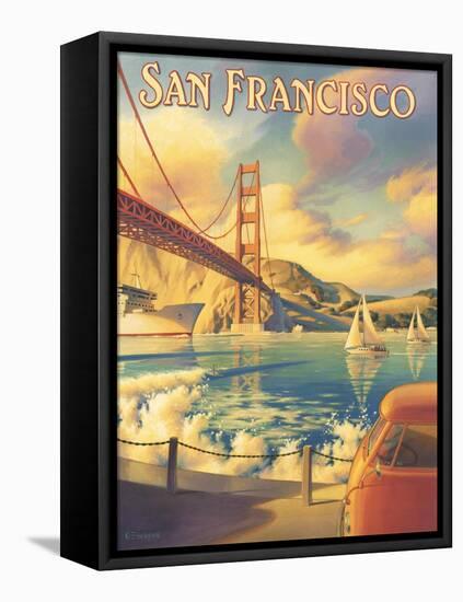 San Francisco-Kerne Erickson-Framed Stretched Canvas