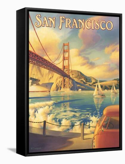 San Francisco-Kerne Erickson-Framed Stretched Canvas