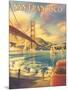 San Francisco-Kerne Erickson-Mounted Art Print