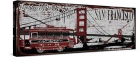 San Franciso Trolley-Karen J^ Williams-Stretched Canvas