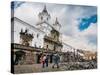 San Franscisco Church in Quito, Ecuador, South America-Alexandre Rotenberg-Stretched Canvas