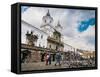 San Franscisco Church in Quito, Ecuador, South America-Alexandre Rotenberg-Framed Stretched Canvas