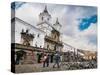 San Franscisco Church in Quito, Ecuador, South America-Alexandre Rotenberg-Stretched Canvas