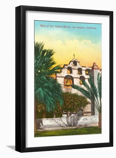 San Gabriel Mission, California-null-Framed Art Print