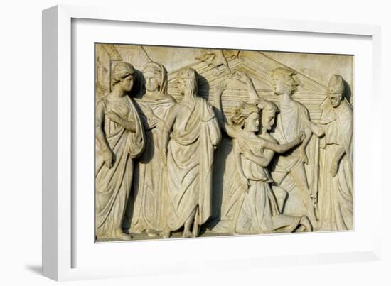 San Geminiano Freeing Emperor Jovian's Daughter from Demon-Agostino Di Duccio-Framed Giclee Print