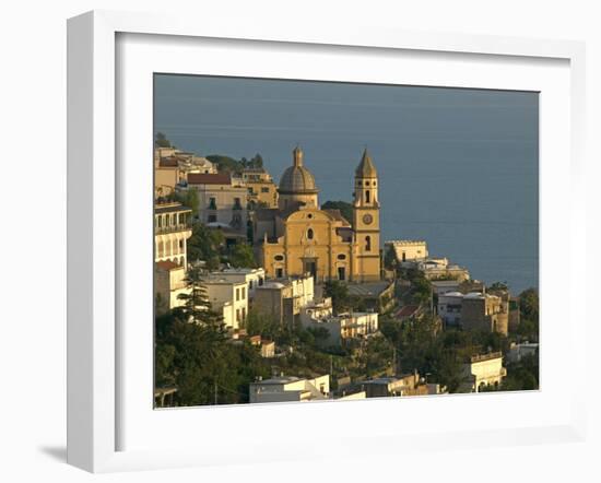 San Gennaro Church, Praiano, Amalfi Coast, UNESCO World Heritage Site, Campania, Italy, Europe-Marco Cristofori-Framed Photographic Print