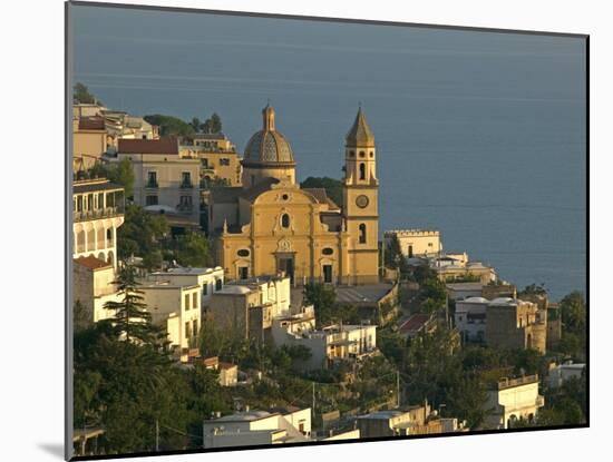 San Gennaro Church, Praiano, Amalfi Coast, UNESCO World Heritage Site, Campania, Italy, Europe-Marco Cristofori-Mounted Photographic Print