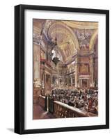 San Gennaro's Chapel in the Cathedral of Naples-Giacinto Gigante-Framed Giclee Print