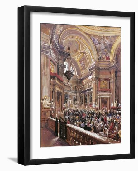 San Gennaro's Chapel in the Cathedral of Naples-Giacinto Gigante-Framed Giclee Print