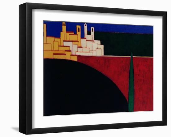 San Gimignano, 1999-Eithne Donne-Framed Giclee Print