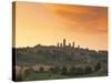 San Gimignano at Sunset, Siena Province, Tuscany, Italy, Europe-Sergio Pitamitz-Stretched Canvas