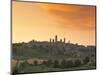 San Gimignano at Sunset, Siena Province, Tuscany, Italy, Europe-Sergio Pitamitz-Mounted Photographic Print