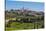 San Gimignano, Siena Province, Tuscany, Italy. Fields surrounding the medieval town famous for i...-null-Stretched Canvas