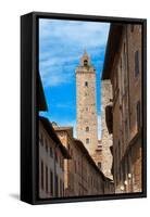 San Gimignano - Siena Tuscany Italy-Alberto SevenOnSeven-Framed Stretched Canvas