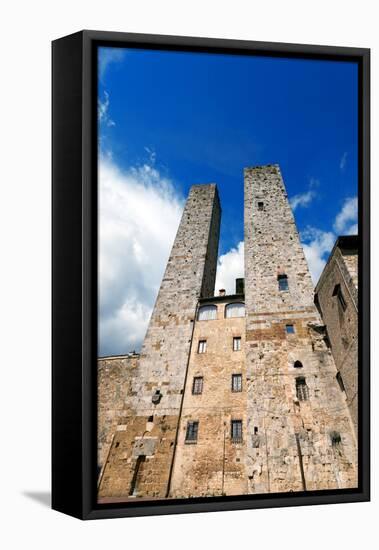 San Gimignano - Siena Tuscany Italy-Alberto SevenOnSeven-Framed Stretched Canvas