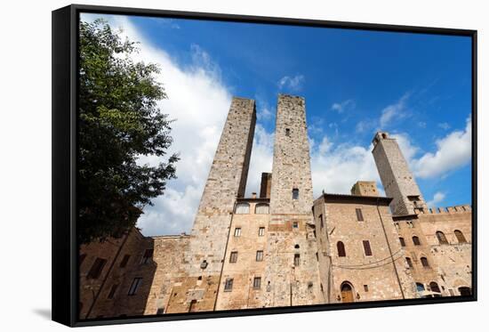 San Gimignano - Siena Tuscany Italy-Alberto SevenOnSeven-Framed Stretched Canvas