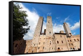 San Gimignano - Siena Tuscany Italy-Alberto SevenOnSeven-Framed Stretched Canvas