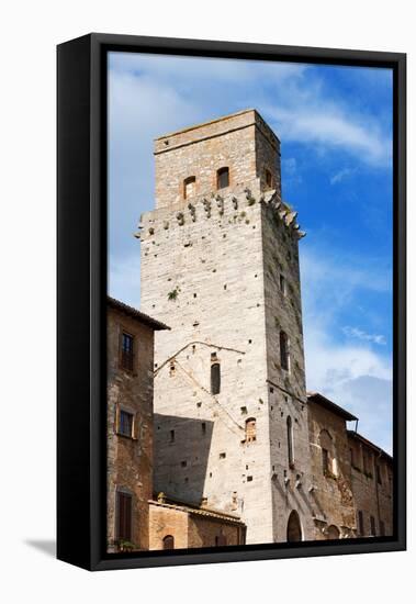 San Gimignano - Siena Tuscany Italy-Alberto SevenOnSeven-Framed Stretched Canvas