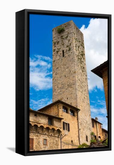 San Gimignano - Siena Tuscany Italy-Alberto SevenOnSeven-Framed Stretched Canvas