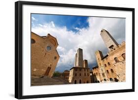 San Gimignano - Siena Tuscany Italy-Alberto SevenOnSeven-Framed Photographic Print