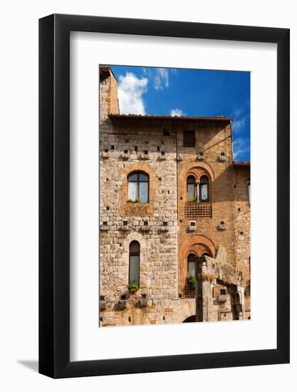 San Gimignano - Siena Tuscany Italy-Alberto SevenOnSeven-Framed Photographic Print