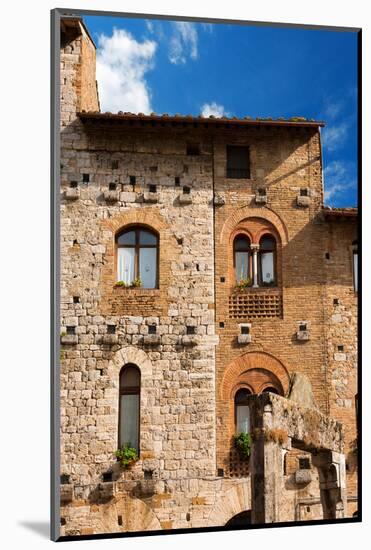 San Gimignano - Siena Tuscany Italy-Alberto SevenOnSeven-Mounted Photographic Print