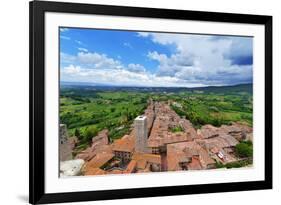 San Gimignano - Siena Tuscany Italy-Alberto SevenOnSeven-Framed Photographic Print