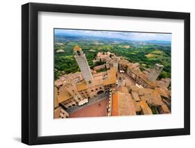 San Gimignano - Siena Tuscany Italy-Alberto SevenOnSeven-Framed Photographic Print