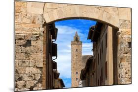 San Gimignano - Siena Tuscany Italy-Alberto SevenOnSeven-Mounted Photographic Print
