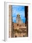 San Gimignano - Siena Tuscany Italy-Alberto SevenOnSeven-Framed Photographic Print