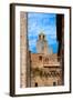 San Gimignano - Siena Tuscany Italy-Alberto SevenOnSeven-Framed Photographic Print