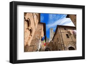 San Gimignano - Siena Tuscany Italy-Alberto SevenOnSeven-Framed Photographic Print