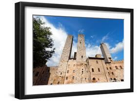 San Gimignano - Siena Tuscany Italy-Alberto SevenOnSeven-Framed Photographic Print