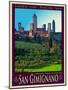 San Gimignano Tuscany 10-Anna Siena-Mounted Premium Giclee Print