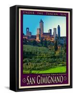 San Gimignano Tuscany 10-Anna Siena-Framed Stretched Canvas