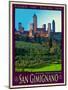 San Gimignano Tuscany 10-Anna Siena-Mounted Giclee Print