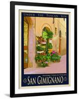 San Gimignano Tuscany 11-Anna Siena-Framed Giclee Print