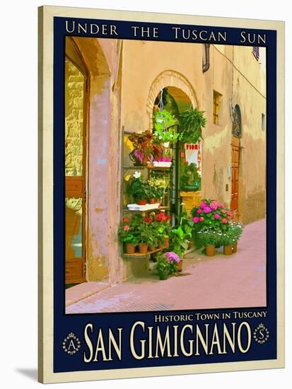 San Gimignano Tuscany 11-Anna Siena-Stretched Canvas