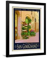 San Gimignano Tuscany 11-Anna Siena-Framed Giclee Print