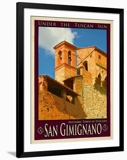 San Gimignano Tuscany 12-Anna Siena-Framed Giclee Print