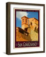 San Gimignano Tuscany 12-Anna Siena-Framed Giclee Print