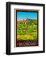 San Gimignano Tuscany 8-Anna Siena-Framed Giclee Print