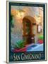 San Gimignano Tuscany 9-Anna Siena-Mounted Premium Giclee Print